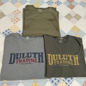 Men’s Duluth Short-Sleeve TShirts, lot of 3, size 2xl